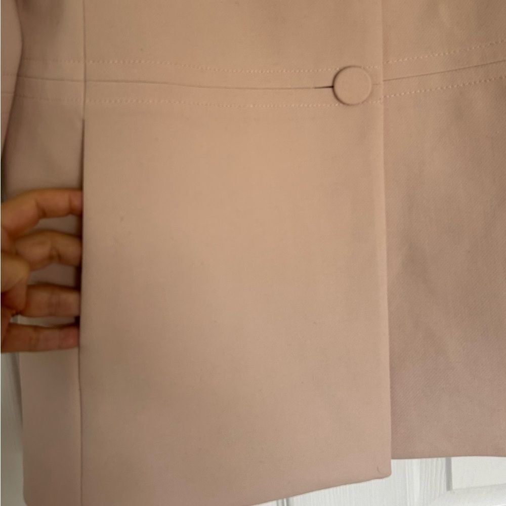 Talbots Pale Pink Long Lined Blazer Size 10 Petite - Picture 3 of 10